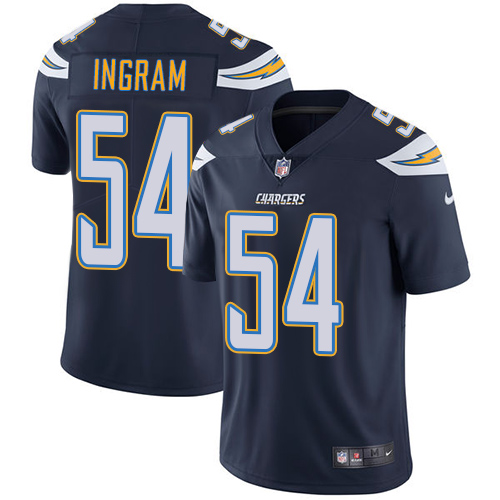 2019 men Los Angeles Chargers #54 Ingram blue Nike Vapor Untouchable Limited NFL Jersey